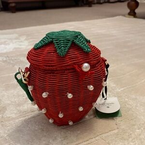 Kate spade for Target strawberry wicker purse NWT